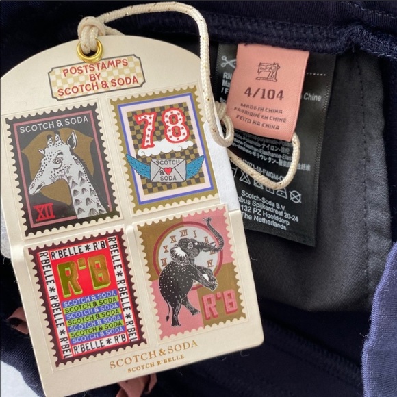 Scotch & Soda Kids Girls Cropped Flared Legging - Picture 8 of 9